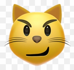 Emoji Telegram Stickers - Cat Emoji Wry Smile,Ios 11 Emojis Smile