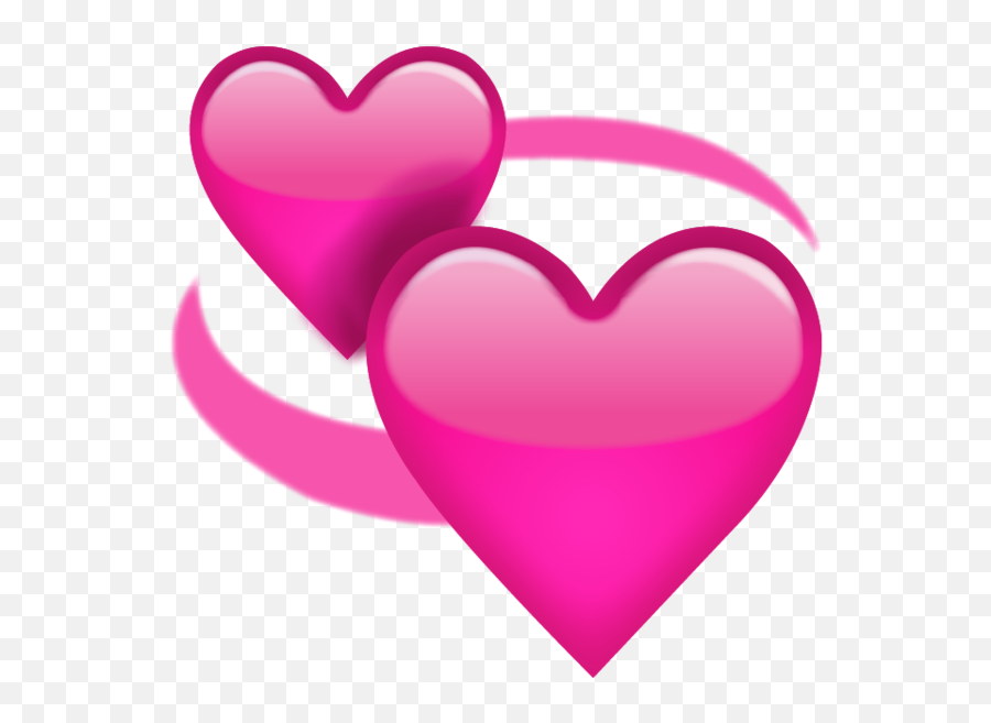 Emoji Heart Symbol Pink For Valentines - Girly,Pink Heart Emoji Vs Yellow Heart