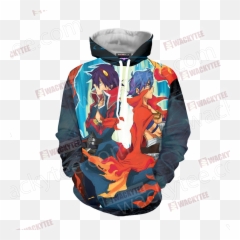 Gurren Lagann Sweaterbrainhuntindiacom - Hooded Emoji,Kamina Glasses Emoticon