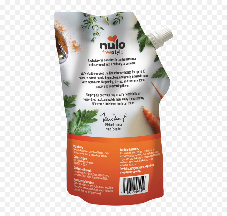 Nulo Freestyle Classic Turkey Bone Broth - Nulo Emoji,Watch Dogs T Bone Emoticon