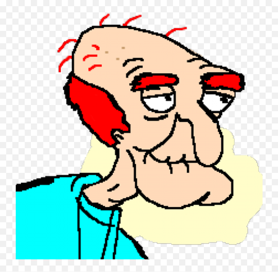 Creepy Old Guy Drawing Transparent Png - Fictional Character Emoji,Fat Buda Emoji Download