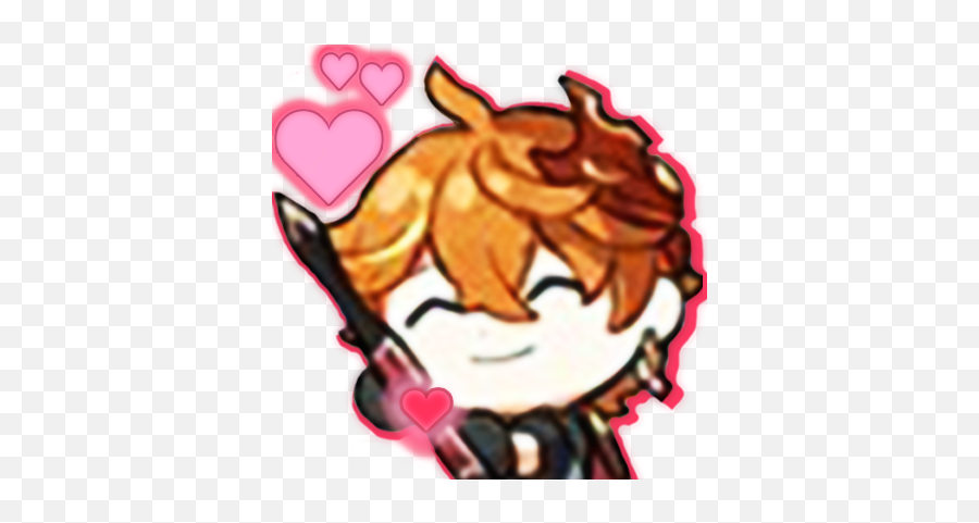 Cute Childe Emojis - Tartaglia Stickers,Mystic Messenger Character Emojis