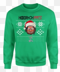 White Fox Ugly Holiday Sweater Ugly - 2 Chainz Dabbing Santa Emoji,Holiday Emoji Christmas Hanukkah