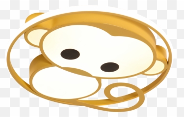 Monkey Cartoon Led Chandelier For - Happy Emoji,Chandelier Emoticon