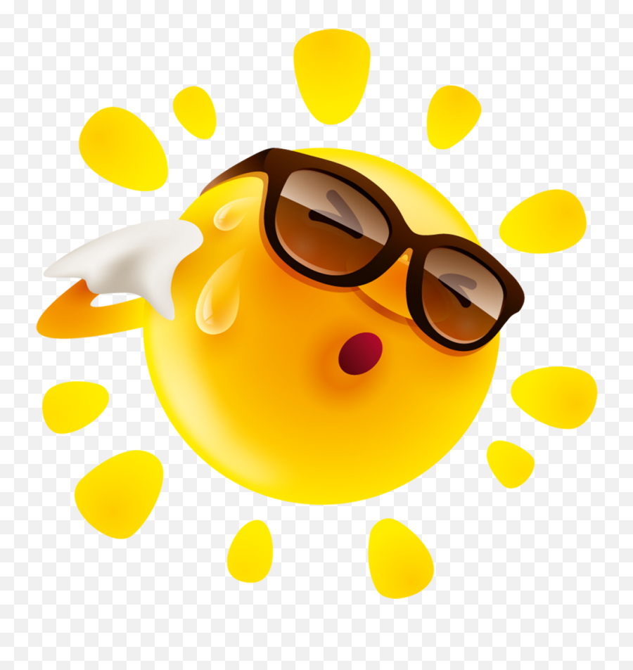 1498549691fun - Sunclipart3png 9851000 Smiley Cartoon Sun Summer Emoji,