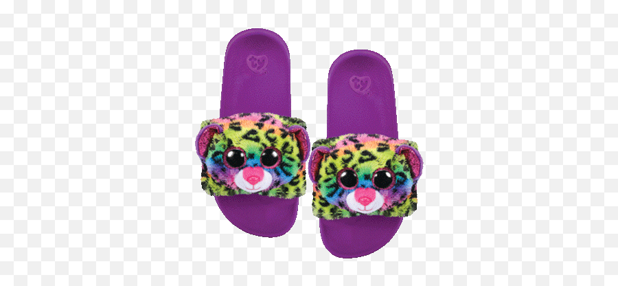 Ty Dotty Beanie Boo Slides Glamour Girlz Central Highland Park - Ty Beanie Slippers Emoji,Adult Emoji Slippers