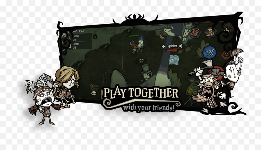 Tencent Reveals Donu0027t Starve Newhome A New Mobile Game - Don T Starve New Home Piper Emoji,Don't Starve Together Copy Emoticon
