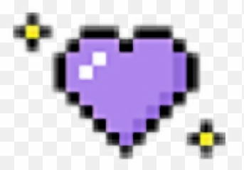 Tumblr Lightning Bolt Symbol - Transparent Purple Pixel Heart Emoji,Stars Tumblr Emojis