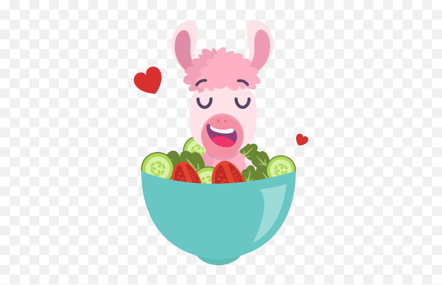 Salad Stickers Emoji,Emotion Salad