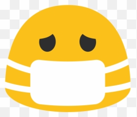 Emoji U1f637 - Mask Emoji Transparent,Emoji 37