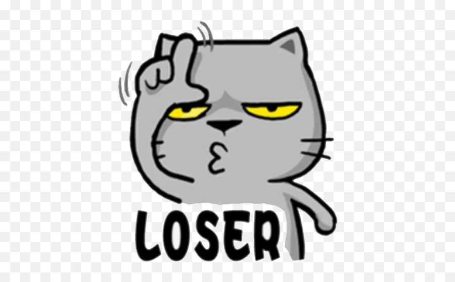 Cat Line - Telegram Sticker Emoji,Cat Text Line Emoticons