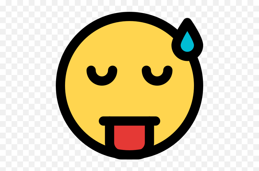 Sweat - Free Smileys Icons Emoji,Image Sweating Emoticon