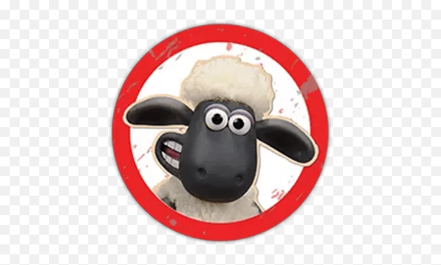 Telegram Sticker From Collection Shaun The Sheep Emoji,Transparent Sheep Emoji