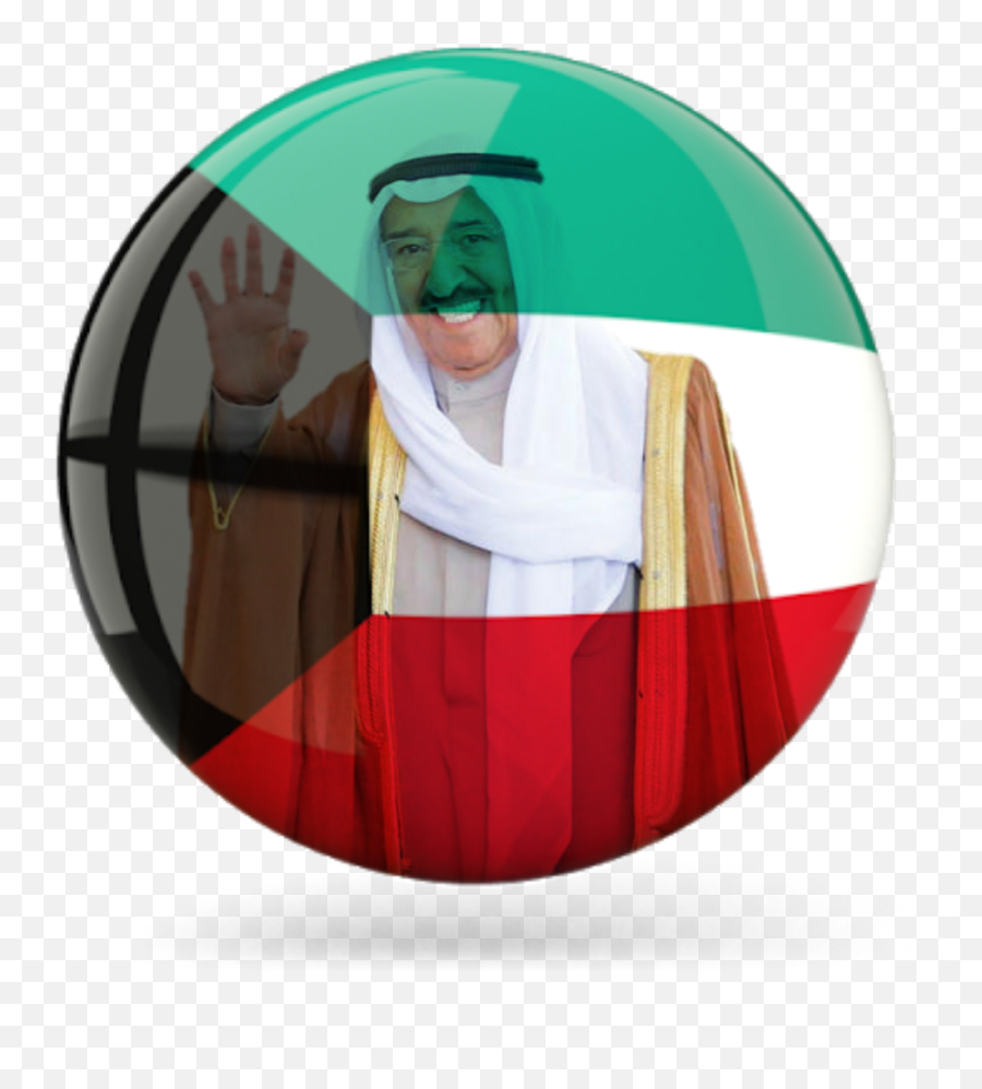 Sabah Kuwait National Sticker - Fictional Character Emoji,Kuwait Flag Emoji