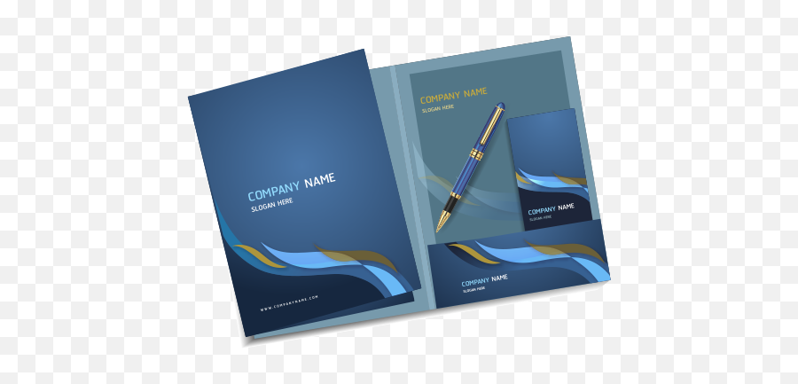 Pocket Folders 9x12 Emoji,Compnay Name With Emoji