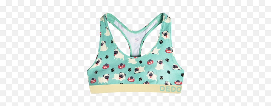 Womenu0027s Bralette Pug Life Emoji,Lingerie Emoji