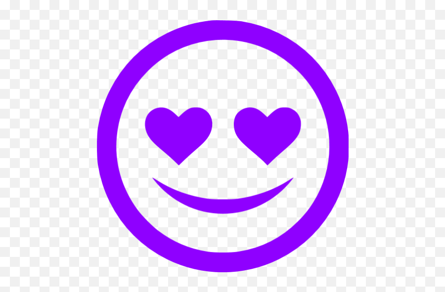 Love Icon - Love Purple Icon Emoji,Free Love Emoticon
