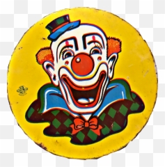 Clown Antique Old Retro Sticker - Happy Emoji,Noisemaker Emoji
