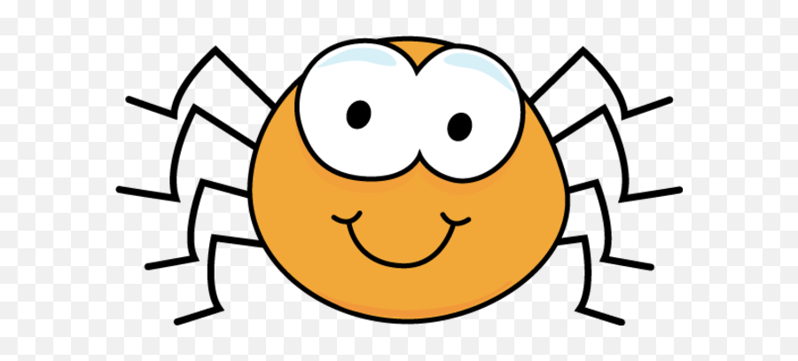 Free Orange Bug Cliparts Download Free Clip Art Free Clip - Cute Spider Black And White Clipart Emoji,Stink Eye Emoticon