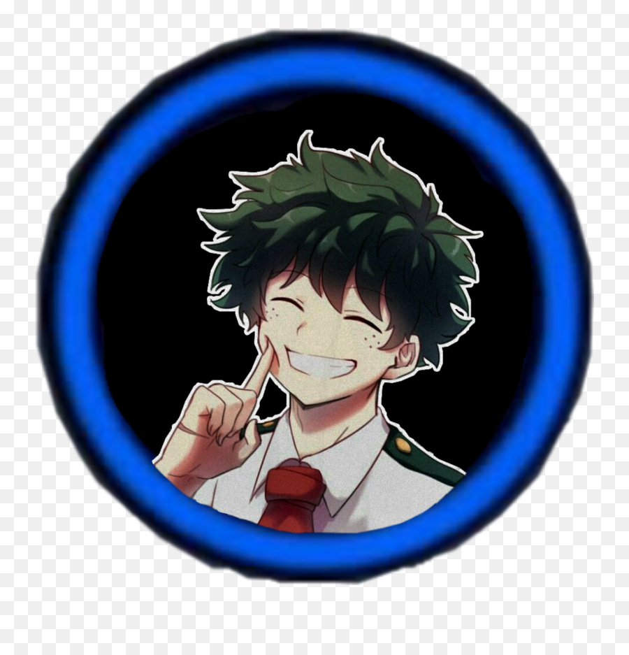 Bnha Mha Bokunoheroacademia Sticker - Deku Happy Emoji,My Hero Academia Emojis