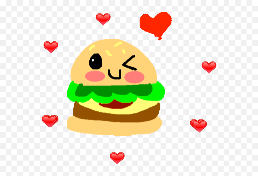 Burger Clicker - Happy Emoji,Burger Emoticon