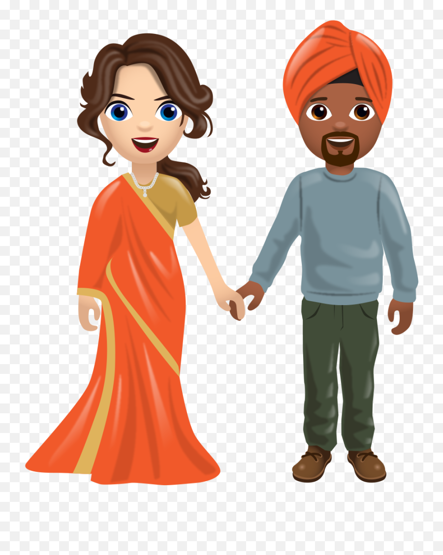 Interracial Emoji Love Wins After Global Campaign By Marcel - Interracial Marriage Cartoon Transparent,Unicode Emoji