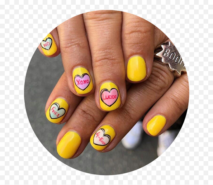 Gallery - Gel Nails Emoji,Emoticon Nail Art