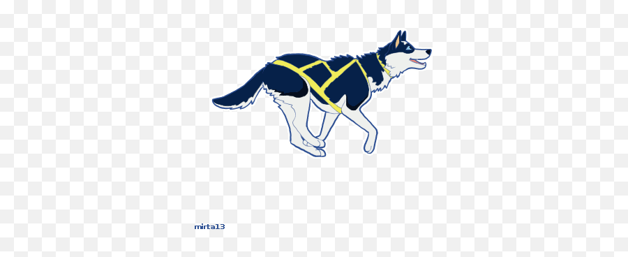 Top Talking Husky Stickers For Android - Running Cartoon Husky Gif Emoji,Husky Emoji