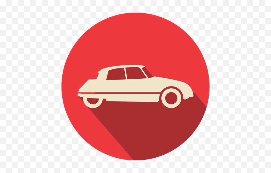Red Circle Retro Car - Red Car Icon Transparent Emoji,Four Red Circles Emoji