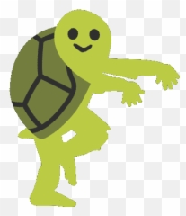 Turtlecoin Zombie Gif - Gaming Turtle Cartoon Gif Emoji,Google Turtle Emoji
