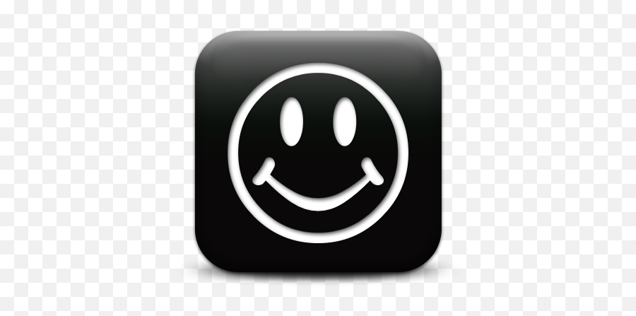 127975 - Simpleblacksquareiconsymbolsshapessmileyhappy2 Quotes On Smile Emoji,Religious Emoticon