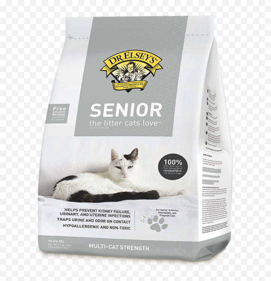 Senior Litter - Dr Precious Cat Litter Emoji,Cat Using Litter Box Emoticon