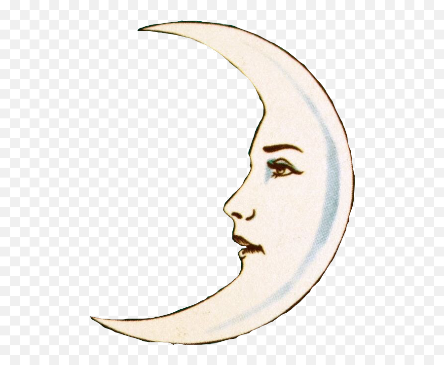 Moon Cresentmoon Sticker By Ahh Tysm For 120 - No Expression Emoji,New Moon With Face Emoji Products