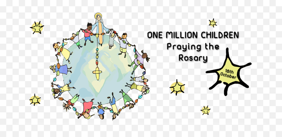 One Million Children Praying The Rosary - One Million Children Praying The Rosary Emoji,Rosary Emoji
