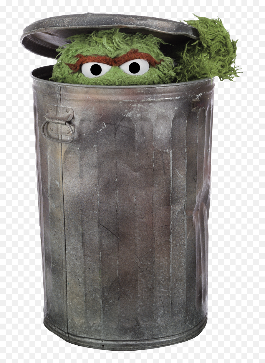 Trash Can Emoji Png - Oscar The Grouch Png,Dumpster Emoji