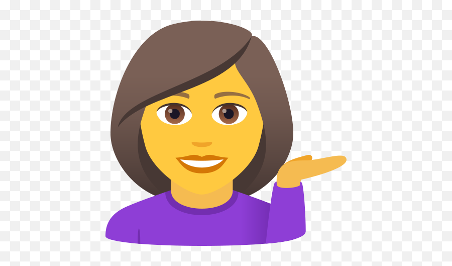 A Woman Helping Out To Copy Paste - Emoji,Raise Your Hand Emoji
