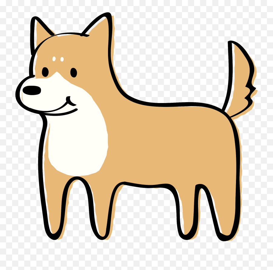 Shiba Inu Dog Clipart - Shiba Inu Clipart Emoji,Shiba Inu Emoji
