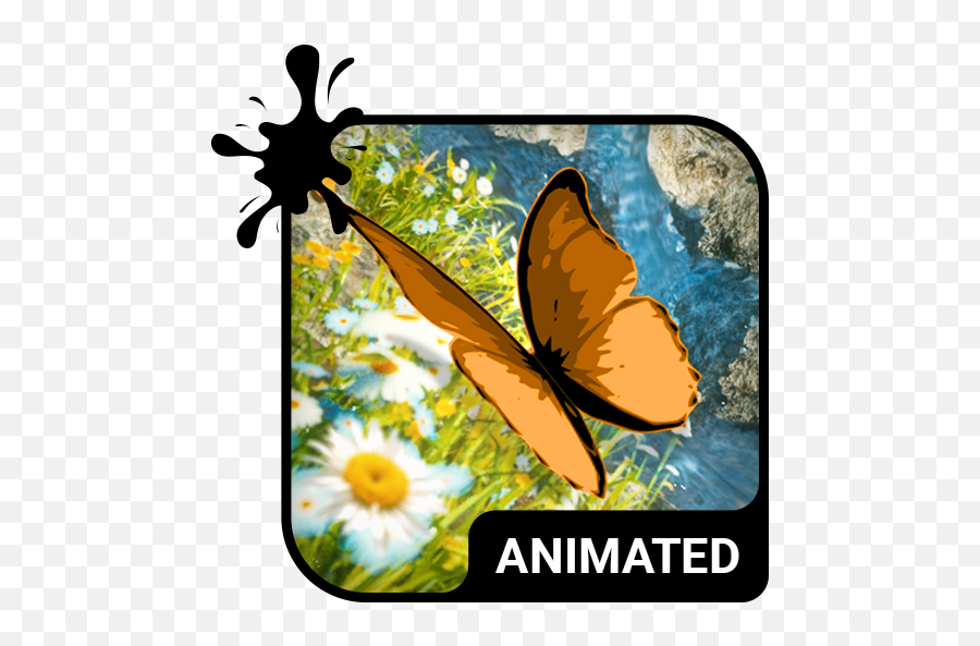 Nature Animated Keyboard Live - Spider Live Emoji,Hurricane Animated Emoji