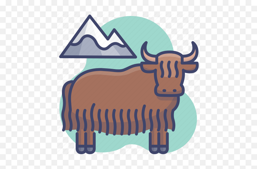 Animal Bison Buffalo Yak Icon - Download On Iconfinder Animal Figure Emoji,Bison Emoji