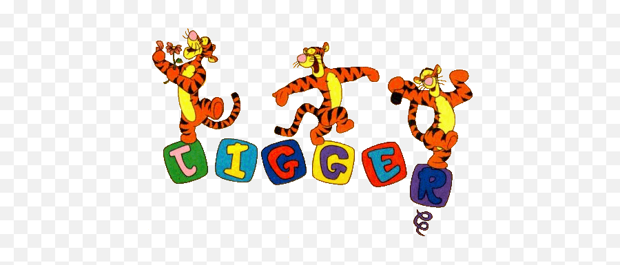 Topper Winnie The Pooh - Clip Art Library Tigger Name Transparent Background Emoji,Tigger Emoticon