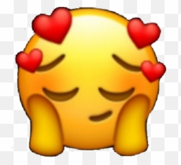 The Most Edited Emojiface Picsart - Love Blush Emoji,Shyshy Emoji Face