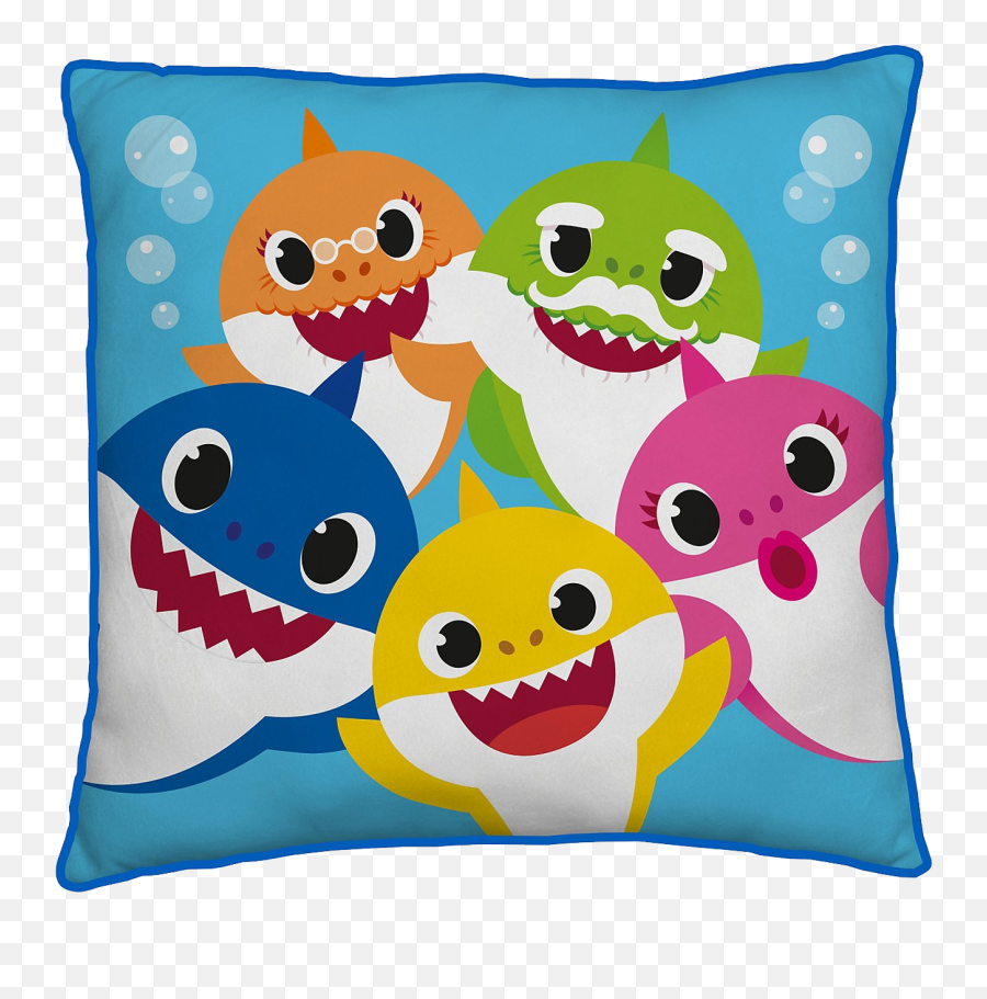 Baby Shark Png - Cojines De Baby Shark Emoji,Emoticon Pillow