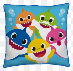 Baby Shark Png - Cojines De Baby Shark Emoji,Emoticon Pillow