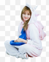 Jihyo Twice Unicorn Sticker - Twice Jihyo Animal Costume Emoji,Girls Emoji Onesie