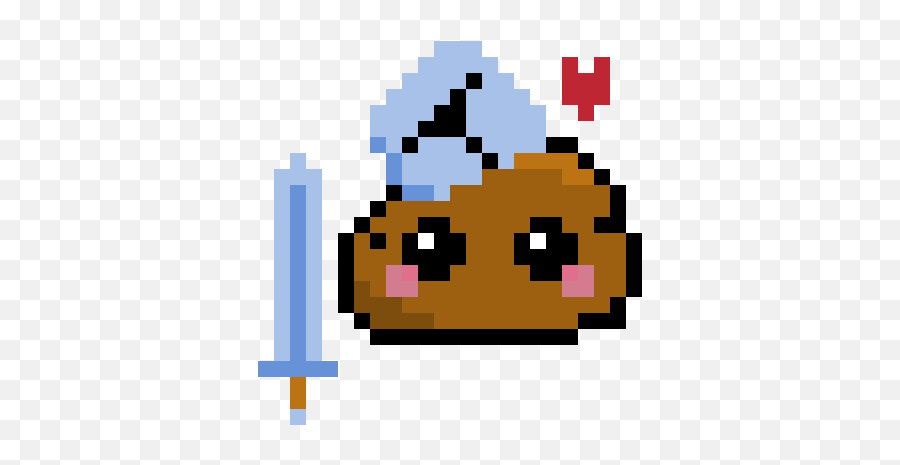 Poop Sticker Gif - Pixel Art Poop Gif Emoji,Wipe Brow Gif Emoticon