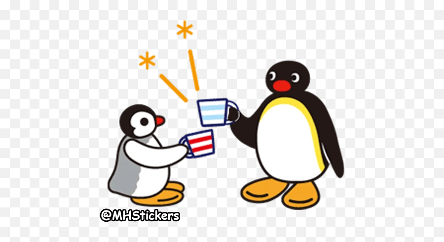 Penguin Stickers - Live Wa Stickers Sharing Emoji,Pingu Emoticons