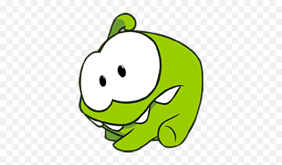 Cut The Rope Stickers - Live Wa Stickers Sticker Om Nom Gif Emoji,Imoji Dead Emoji