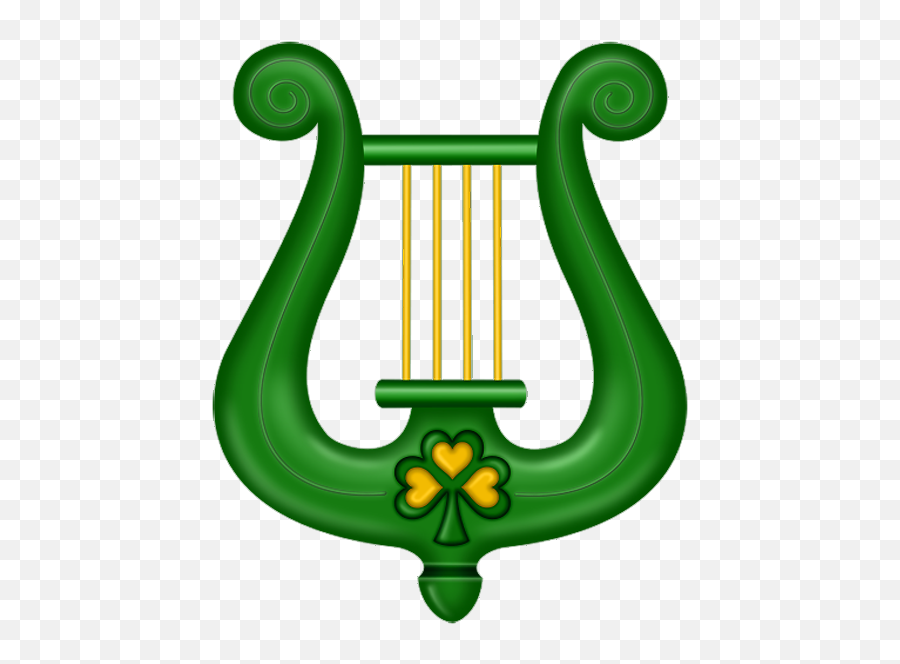 St Patricks Day Green Harp Clipart - Clipartbarn Saint Patricks Harp Clipart Emoji,St Patrick's Day Emoji Art