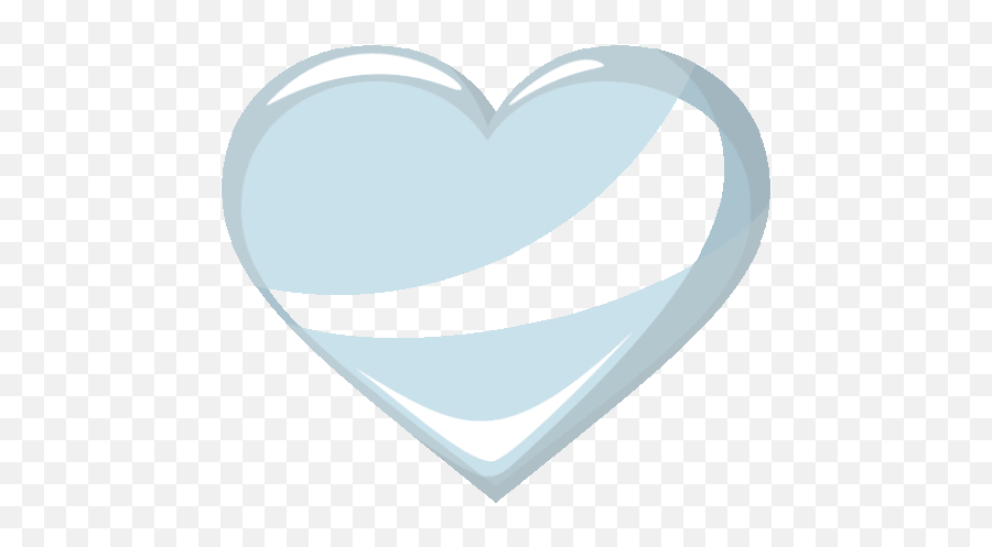 Transparent Heart Joypixels Sticker - Transparent Heart Emoji,Clear Heart Emoji