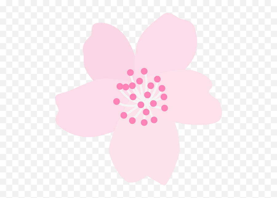 Sakura Flower Illustration Material - Lots Of Free Emoji,Cherry Bossom Emoji